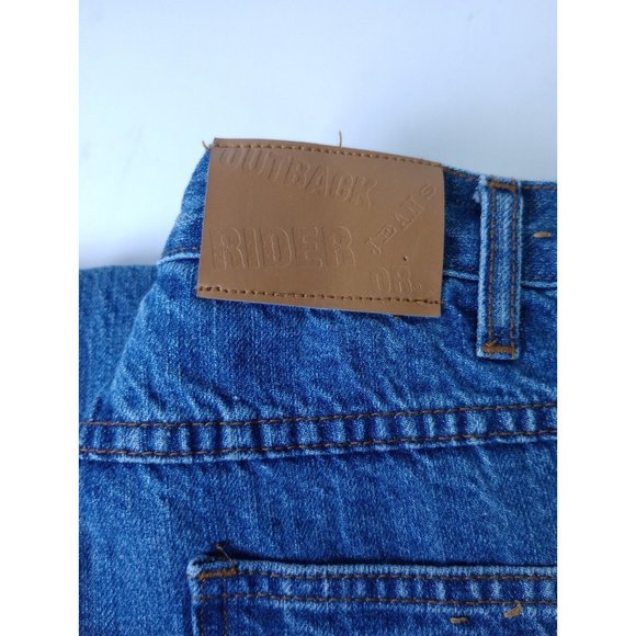 Outback Rider Men's 38x30 Wide Leg Medium Wash Denim Jeans - Picture 8 of 8